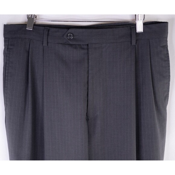 Jos A Bank 2-Pc Stripped Gray Suit Jacket Blazer Jacket Size 41R/S Pants 34X31 - Picture 16 of 16